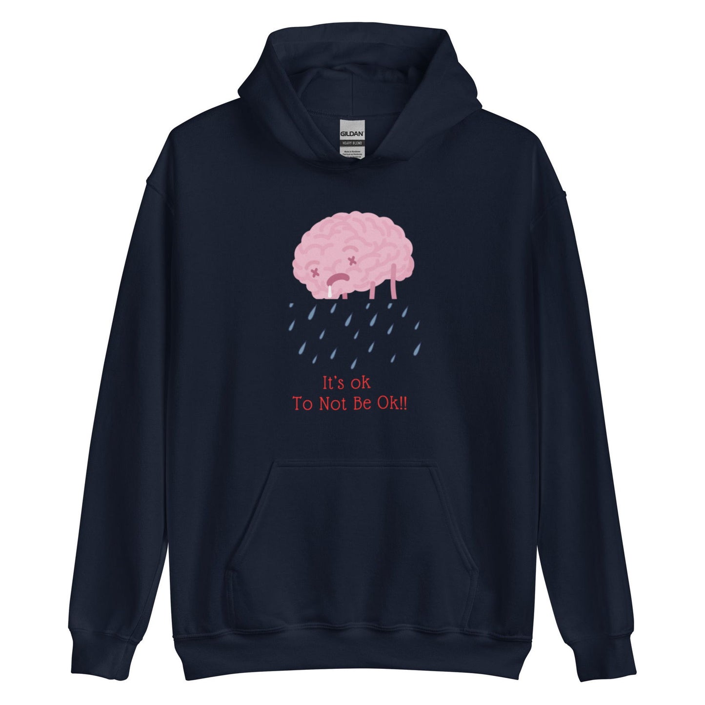 It’s ok to not be ok hoodie - Empowering Apparel