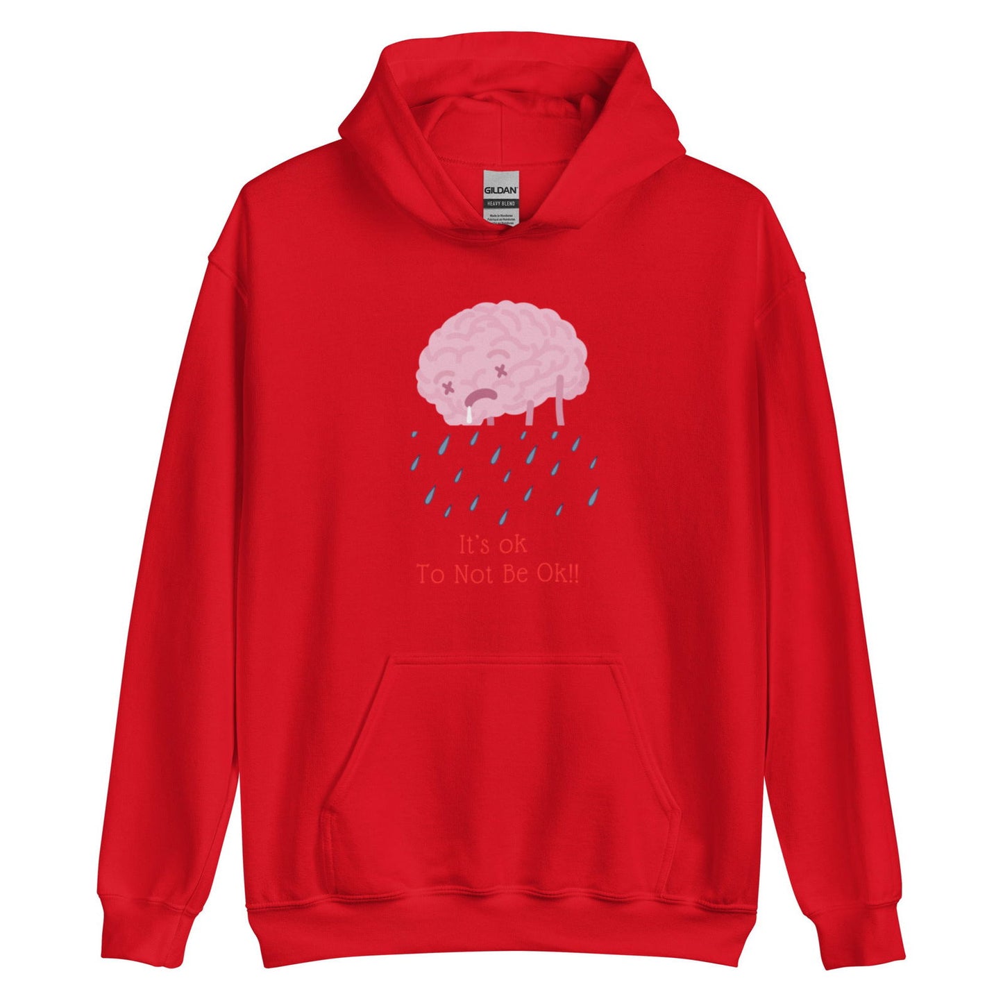 It’s ok to not be ok hoodie - Empowering Apparel