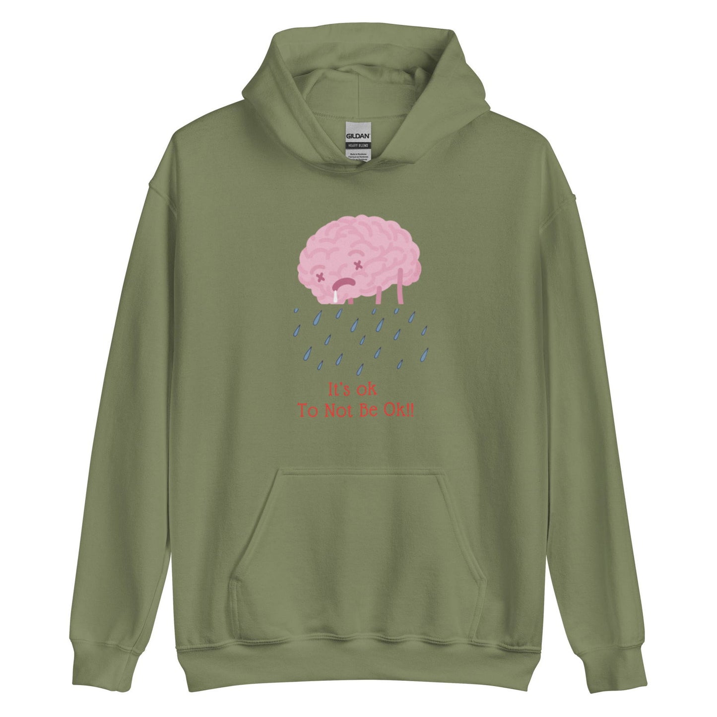 It’s ok to not be ok hoodie - Empowering Apparel