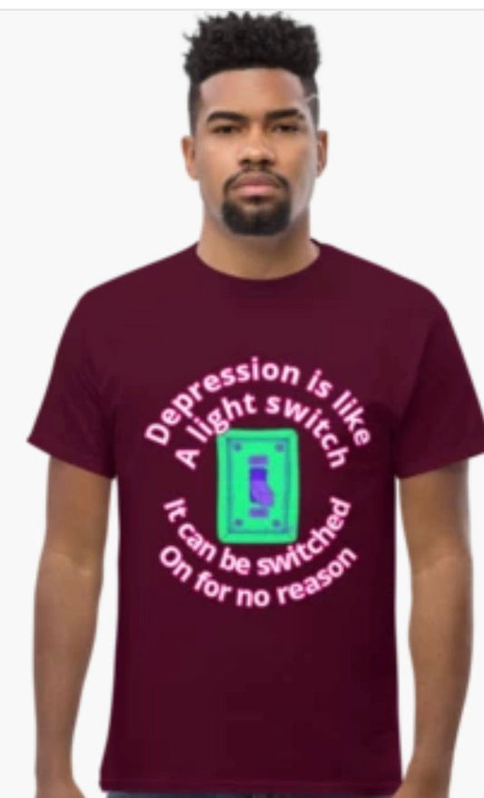Depression is like a light switch - Empowering Apparel 