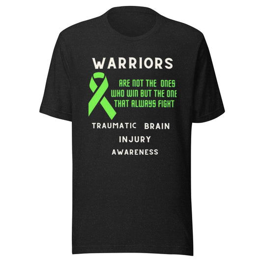 Tbi awareness Men and Women with TBIs are warriors - Empowering Apparel 