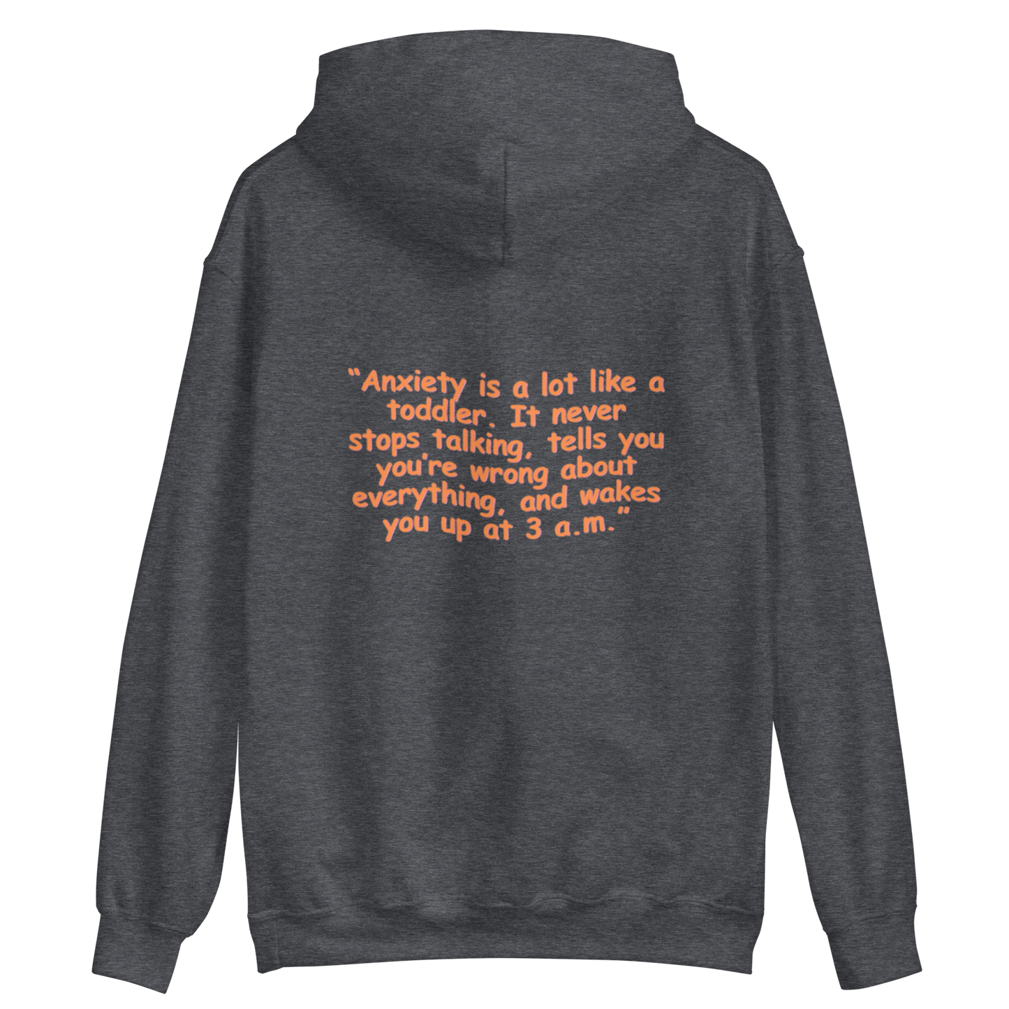 Anxiety Pullover Hoodie | Graphic Pullover Hoodie | Empowering Apparel