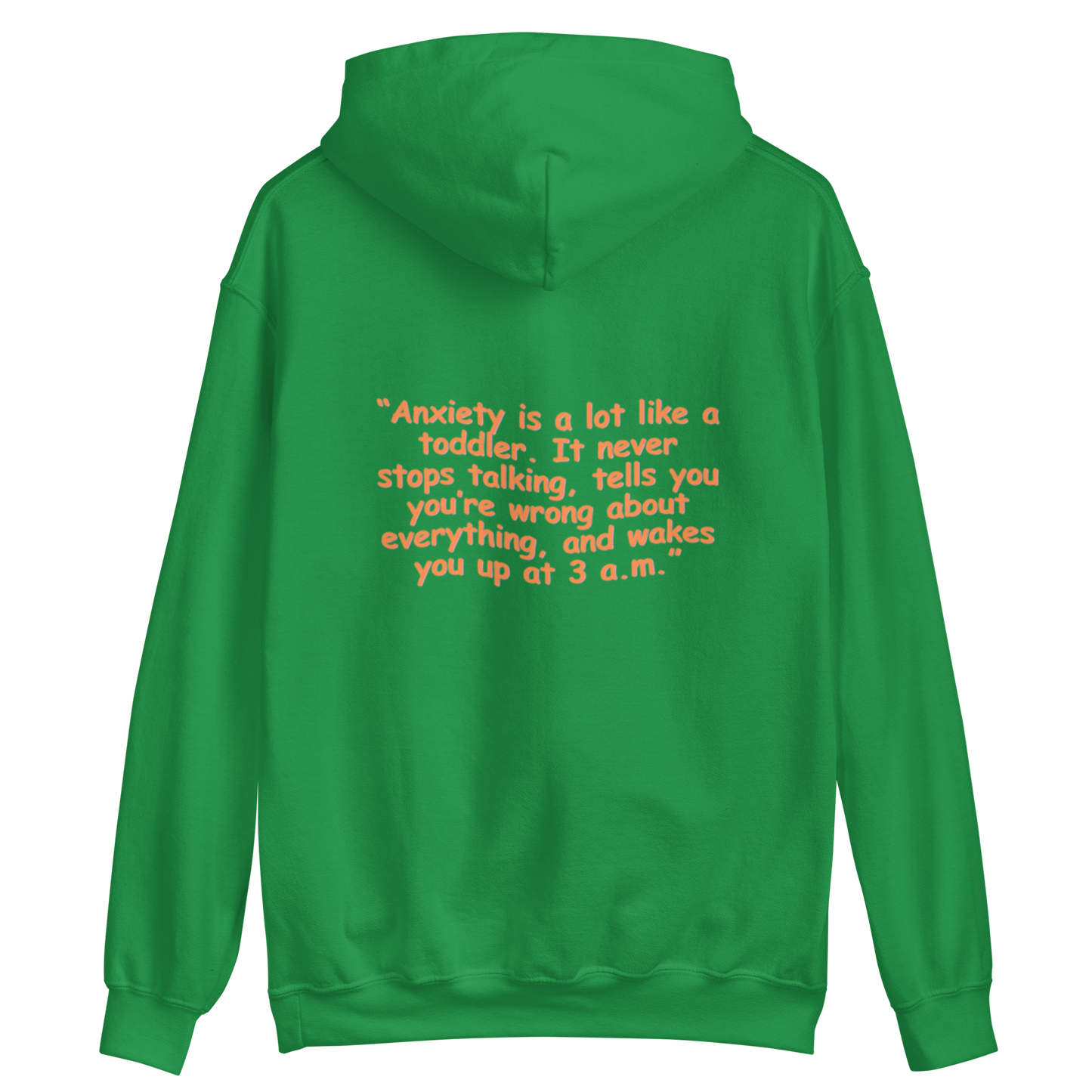 Anxiety Pullover Hoodie | Graphic Pullover Hoodie | Empowering Apparel